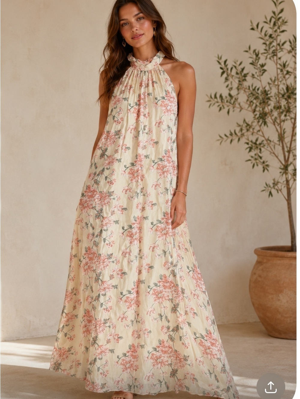 Reformation Halter Maxi Dress